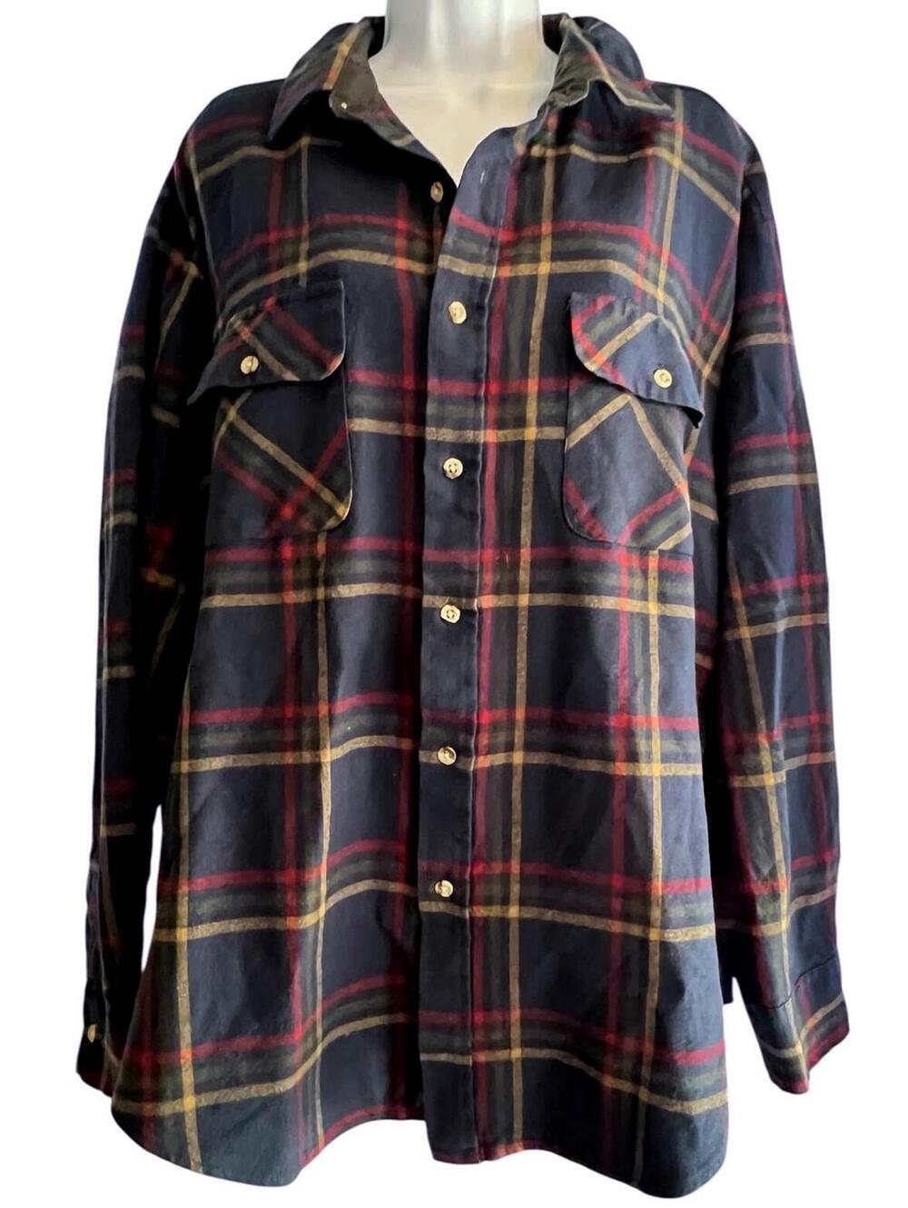 Vintage Northwest Territory Flannel Shirt Jacket | Plaid, 90s, Lumberjack, XL
